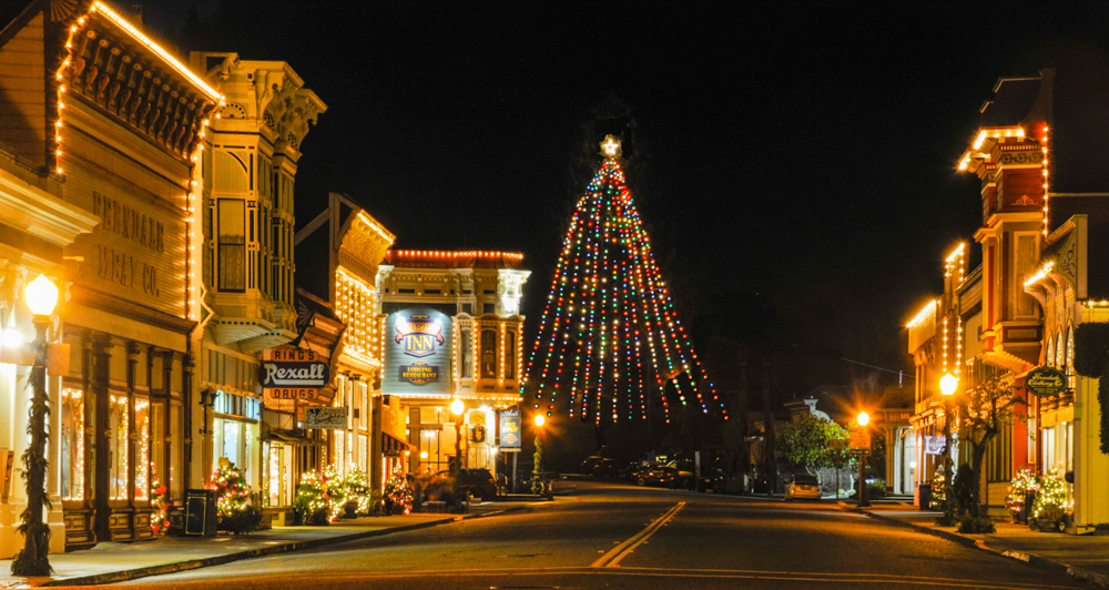 victorian street lights for christmas village